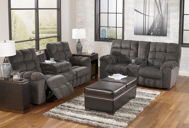 Acieona Slate Reclining Sofa & Loveseat